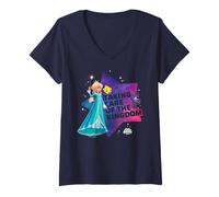 Women's The Super Mario Galaxy Movie Rosalina Taking Care V-Neck T-Shirt