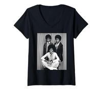 Womens The Supremes Diana Ross Love Child Motown 1968 V-Neck T-Shirt