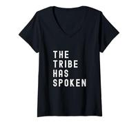 Womens The Tribe Has Spoken Funny Tv Moments V-Neck T-Shirt
