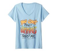 Womens The Twilight Saga You Can’t Trust Vampires Trust Me V-Neck T-Shirt