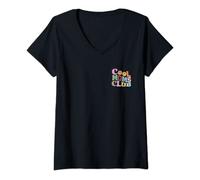 Womens The ultimate Cool Mom's Club design for cool mums V-Neck T-Shirt