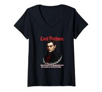 Womens The Vampire by John Polidori Lord Ruthven Gothic V-Neck T-Shirt