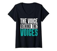 Women's The Voice Behind The Voices Interpreter V-Neck T-Shirt