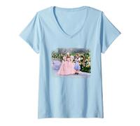 Women's The Wizard of Oz Dorothy and the Good Witch V-Neck T-Shirt
