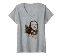 Womens The Wizard of Oz Dorothy & Toto V-Neck T-Shirt