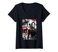 Womens The World of The Hunger Games Katniss Everdeen V-Neck T-Shirt