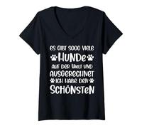 Womens There are so Many Dogs in The World and I of All People Have V-Neck T-Shirt