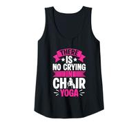 Womens There is No Crying in Chair Yoga Tank Top