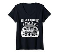Womens There's Nothing I Can't Do Except Reach The Top Shelf V-Neck T-Shirt