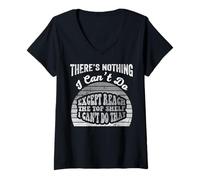 Womens There's Nothing I Can't Do Except Reach The Top Shelf V-Neck T-Shirt