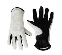 The North Face Women's Osito Etip Glove | Touchscreen Compatible, Hand Warming Soft Fleece, Silicone Grippers, White Dune, X-Large