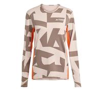 adidas Women's Multi Synthetic Base Layer Long Sleeve, wonder taupe, S