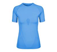 FALKE Women's Warm Round Neck W S/s Ts Functional Yarn Quick Dry Base Layer Top 1 Piece, Blue Note 6545, XL