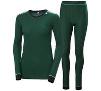 Helly Hansen Women's HH Comfort Light Base Layer Set Green XS
