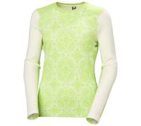 Helly Hansen Women’s Lifa® Merino Midweight Graphic Long-sleeve Crew Base Layer - Green - L