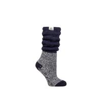 Womens Thermal Socks Lounge Cosy Slouch with Grips 1 Pair -SOCKSHOP Heat Holders