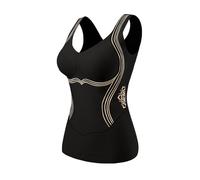 Women's Thermal Tank Tops UK Clearance,Ladies Vests Thermal Underwear Seamless Warm Velvet Base Layer V Neck Fleece Sleeveless Tank Top Camisoles Tee Shirt Heat Holder Autumn Winter Tops