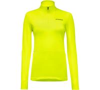 GOREWEAR Training Thermo 1/4-Zip Womens, Neon Yellow, M