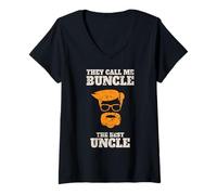 Womens They Call Me Buncle The Best Uncle Shirt V-Neck T-Shirt