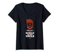 Womens They Call me Buncle - The Best Uncle V-Neck T-Shirt