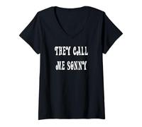 Women's They Call Me Sonny V-Neck T-Shirt