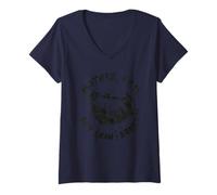 Women's Thick Cats Meme Mother V-Neck T-Shirt