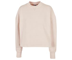 Women's thick terry cloth crew neck sweater Urban Classics Pink M