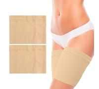Womens Thigh Bands, Anti-Chafing Thigh Bands with Non-Slip Silicone Lining, Elastic Thigh Bands Smooth and Comfortable for preventing Friction on Thighs (L(50-55CM))