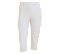 adidas Women's Seasonal Essentials Rib Capri Leggings, light grey heather, M