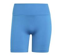 Adidas Workout Essentials Knit Scrunch 5´´ Short Leggings Blue M Woman