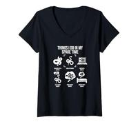 Womens Things I Do In My Spare Time, Snake Lover V-Neck T-Shirt