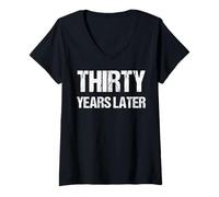 Women's Thirty Years Later Birthday Party Mens Womens V-Neck T-Shirt