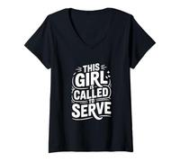 Women's This Girl is Called to Serve V-Neck T-Shirt