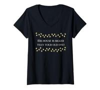 Womens This House is Bigger Than Your Old one! V-Neck T-Shirt