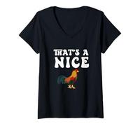 Women's This is a Cute Funny Valentine's Day Cock for him V-Neck T-Shirt
