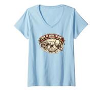 Women's This is How I Fight Fighter Workout Gym Combat Gift V-Neck T-Shirt