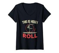 Womens This is How I Roll Physics Shirts V-Neck T-Shirt