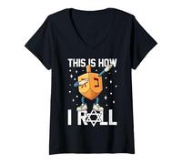 Womens This is How I Roll V-Neck T-Shirt