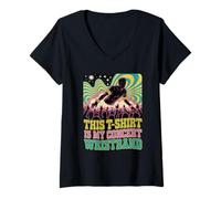 Womens This is My Concert Wristband - Funny Festival Goer V-Neck T-Shirt