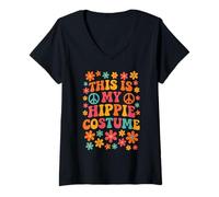 Womens This is My Hippie Costume, 60's, 1960's, Sixties V-Neck T-Shirt