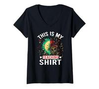 Women's This is My Teaching V-Neck T-Shirt