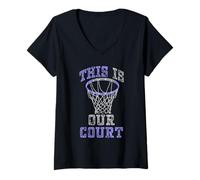Women's This is Our Court V-Neck T-Shirt