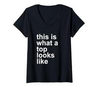 Womens This Is What A Top LGBTQ Pride Statement Looks Like V-Neck T-Shirt