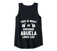 Womens This is What an Awesome Abuela Looks Like Mother's Day Cool Tank Top