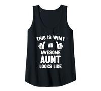 Womens This is What an Awesome Aunt Looks Like Mother's Day Cool Tank Top