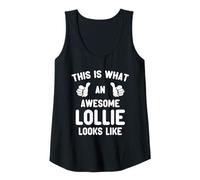 Womens This is What an Awesome Lollie Looks Like Mother's Day Cool Tank Top