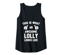 Womens This is What an Awesome Lolly Looks Like Mother's Day Cool Tank Top
