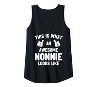 Womens This is What an Awesome Nonnie Looks Like Mother's Day Cool Tank Top