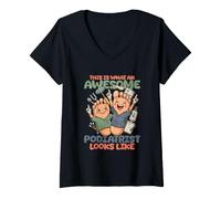 Women's This is What an Awesome Podiatrist Looks Like V-Neck T-Shirt