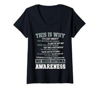 Women's This is why we Need Asthma Awareness V-Neck T-Shirt